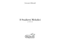 8 STUDIETTI MELODICI per violino solo [Digitale]